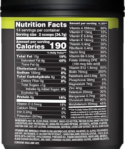 Nature Fuel Keto Meal Replacement Powder – Gluten Free with Coconut Oil MCTs and Grass-Fed Butter – Creamy Vanilla Milkshake – 14 Servings – Pantry Friendly- 17.1 Fl Oz 2