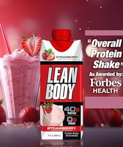 Labrada Lean Body Ready-to-Drink Strawberry Protein Shake- 40g Protein 2