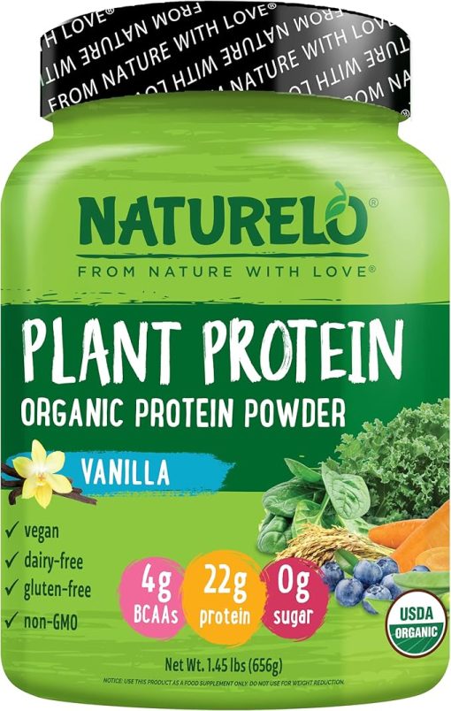 NATURELO Plant Protein Powder- Vanilla