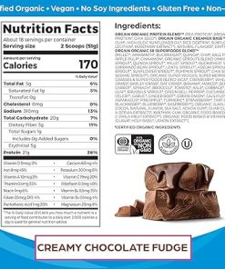 Orgain Organic Protein + Superfoods Powder and Orgain Organic Vegan Protein Powder Bundle (2.02 Lb + 2.03 Lb) 2