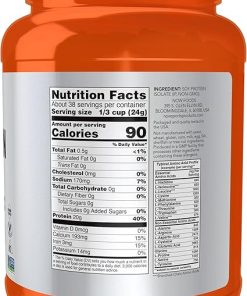 NOW Foods Sports Nutrition- Soy Protein Isolate 20 g 2