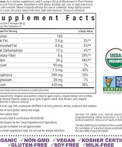 BlueBonnet Nutrition Organic Plant Protein Powder- 24g Plant Based Protein 2