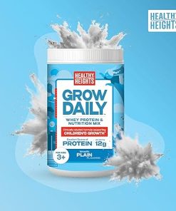 Healthy Heights Grow Daily Kids Protein Drink Mix (Plain) – High Protein Shake for Kids 3+ 2