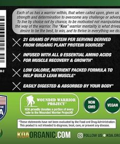 Vegan Protein Powder- Gourmet Chocolate Brownie Flavor- 21g of The Best Tasting Plant-Based Protein with only 120 Calories – USDA Organic 2