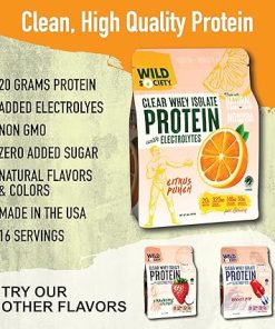 WILD SOCIETY Clear Isolate + Whey Concentrate Super Combo – Citrus Punch Clear Whey + Dutch Chocolate Whey Concentrate 2