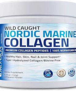Bronson Marine Collagen Peptides Hydrolyzed Protein Powder 100% Wild Caught Nordic Cod + Selenium 200 Mcg for Immune System- Thyroid 2