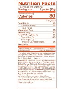 Dr. Kellyann Orange Cream Keto Shake Packets (7 Servings) – 15g Protein- Grass-Fed Collagen 2