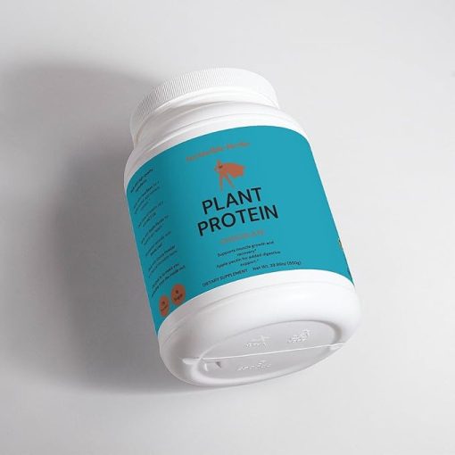 IH Invincible Herbs 100% Plant Protein Powder (Chocolate) - 21g Complete Vegan Protein Blend with Fava Bean Isolate- Fermented Nutritional Yeast - Image 2