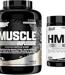 Nutrex Research Whey Protein Powder- Vanilla HMB 1000 MG | Supports Muscle Recovery
