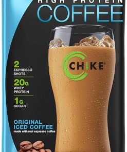 Chike High Protein Iced Coffee- 12 Single Serving Packets (Original)