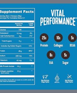 Vital Proteins Performance Powder- Collagen Peptides & Protein Isolate Powder 2