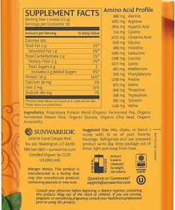 Sunwarrior Vegan Protein Powder | USDA Organic Plant-Based | Unflavored- 30 Servings & Collagen Building Powder Plant-Based | Unflavored 2