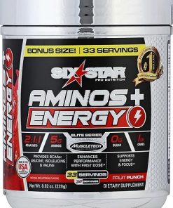 Six Star Aminos Plus Energy- BCAA Powder