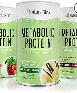 NaturalSlim Variety Treats – All Flavors of Metabolic Whey Protein Powder (Chocolate- Vanilla & Strawberry) – Low Carb Meal Replacement