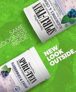 NaturesPlus SPIRU-TEIN- Blueberries & Cream – 1.12 lb – Plant-Based Protein Powder – Vitamins & Minerals for Energy – Vegetarian 2