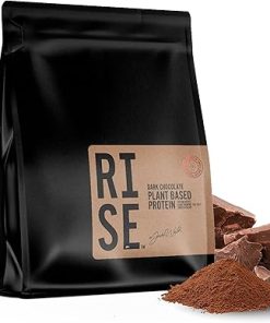 Dark Chocolate Plant-Based Protein Powder for Women & Men- Easy to Digest 30g of Smooth & Creamy Dark Chocolate Protein Powder Supports Overall Well-Being
