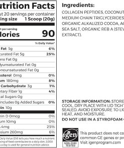 Orgain Keto Collagen Protein Powder- Chocolate – 10g Grass Fed Hydrolyzed Collagen Peptides for Women & Men 2