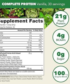 PlantFusion Complete Vegan Protein Powder – Plant Based Protein Powder With BCAAs- Digestive Enzymes and Pea Protein – Keto 2