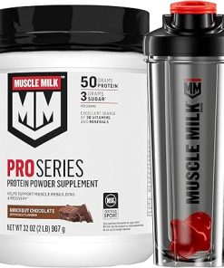 Bundle of Muscle Milk Pro Series Protein Powder Supplement-Knockout Chocolate