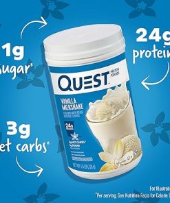 Quest Nutrition Vanilla Milkshake Protein Powder- 24g of Protein 2