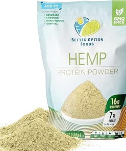 Hemp Protein Powder – Easy-to-Digest Fiber Protein Powder for Oatmeal- Smoothies & Baked Goods – Non GMO