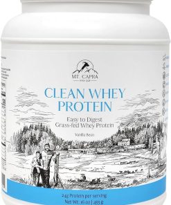 Clean Whey Protein | Grass-Fed Undenatured Goat Whey Protein Powder | 24 g Protein Per Serving- All Natural