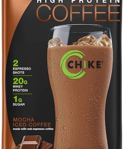 Chike High Protein Iced Coffee- 12 Single Serving Packets (Mocha)