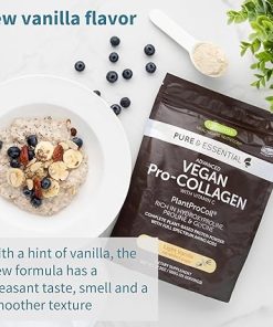 Advanced Vegan Vanilla Collagen Peptide Powder- Enhanced with Glycine 2
