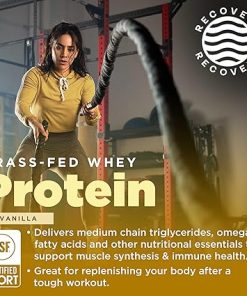Gnarly Nutrition Gnarly Whey Grass-Fed Protein Supplement- Vanilla (32.0oz) BCAAs Berry Lemonade Caffeine Free (10.58oz) 2