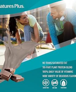 Natures Plus Simply Natural SPIRU-TEIN Shake – Unsweetened Chocolate – 0.82 lb Protein Powder- Meal Replacement – Natural Energy – Supports Diabetic Lifestyle – Vegetarian- 16 Servings 2
