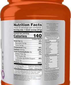 NOW Foods Sports Nutrition- Pea Protein 25 g With BCAAs 2