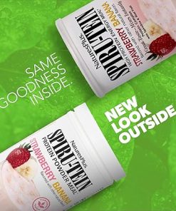 NaturesPlus SPIRU-TEIN Shake – Strawberry Banana – 1.12 lbs- Spirulina Protein Powder – Plant Based Meal Replacement 2