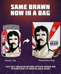 Vintage Brawn – Muscle-Building Protein Powder Isolate for Men & Women – Post-Workout & Anytime Recovery Drink – Premium Protein Isolate Sources: Egg- Milk 2