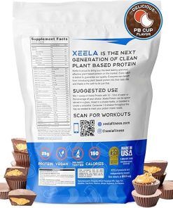 XEELA Plant Based Vegan Protein Powder – Independently Tested – 25g High Protein- Pea Protein for Men & Women – Vitamins & Minerals 2