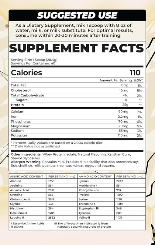 BOA Isolate Protein with Vitamin B6 and Zinc - Low - Image 2