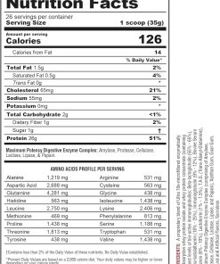 Metabolic Nutrition – Protizyme – Whey Protein Powder- High Protein 2