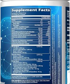 MRM Nutrition Driven Pre-Workout Powder | Blood Orange Flavored | 125mg Caffeine | Pure Ingredients| Muscle + Hydration + Energy Blends | Performance Energy | Vegan + Gluten 2