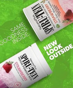 NaturesPlus SPIRU-TEIN- Strawberry – 1.2 lb – Plant-Based Protein Shake – Non-GMO 2
