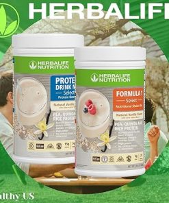 Herbalife DUO: Formula1 Select (Natural Vanilla Flavor 810g) and Protein Drink Mix 638g)- Nutrient Dense Healthy Meal or Snack 2