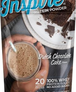 Inspire 20g Whey Protein Isolate Powder – Dutch Chocolate Cake (20 Servings)