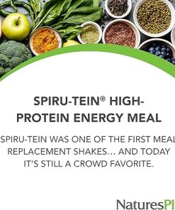 Natures Plus SPIRU-TEIN- Vanilla – 4 lbs – Plant-Based Protein Shake – Non-GMO 2
