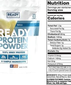 Ready® Protein Powder – 25g Whey Protein- 120 Calories 2