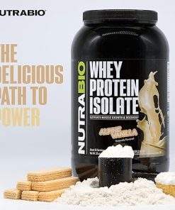 NutraBio Whey Protein Isolate Powder Supplement – 25g of Protein Per Scoop with Complete Amino Acid Profile – Soy and Gluten Free Protein Powder 2