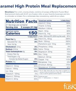 Bariatric Fusion Caramel Meal Replacement 27g Protein Powder- 21 Serving Tub for Bariatric Surgery Patients Including Gastric Bypass and Sleeve Gastrectomy – No Gluten 2