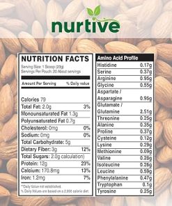 Almond Protein Powder – Rich in Antioxidants & Plant-Based – Nutritional Boost for Smoothies & Baking – Gluten Free- Non-GMO & Free from Artificial Additives – 20 Servings (16 oz / 454 g) 2