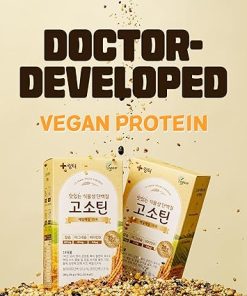 Doctor Developed Gosotein Protein Mix | 19 Grain Vegan Protein | 25g Protein | Easy to Digest | Essential Vitamins | 9 Essential Amino Acids | Muscle Recovery | Roasted Grain Flavor | 7 Count 2