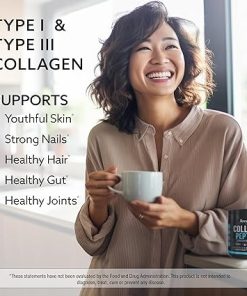 Collagen Peptides Powder 454g – Unflavored Collagen for Women & Men + Multi Collagen Peptides Capsules for Hair Skin & Nails 2