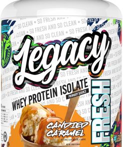 Fresh Whey Protein Candied Caramel 5lb | 26g Pasture Fed Premium Whey Protein | High Protein + Amino Acids | Muscle Building + Recovery