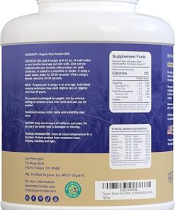 Zen Principle Organic Brown Rice Protein 6 LB. USDA Certified Organic. Unflavored. Non-GMO. Vegan. 2