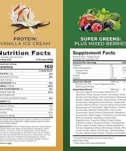 Transformation Vanilla Protein Powder- Super Greens Superfood Green Juice Powder and Performance Insulated Shaker Bottle 2